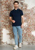 Fred Perry Polo's Twin tipped fred perry polo shirt- tnsbl slvrbl nvy
