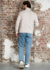 Lyle & Scott Truien Cotton merino quarter zip jumper - cove