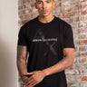 Armani Exchange T-shirts Diagonal logo t-shirt - black