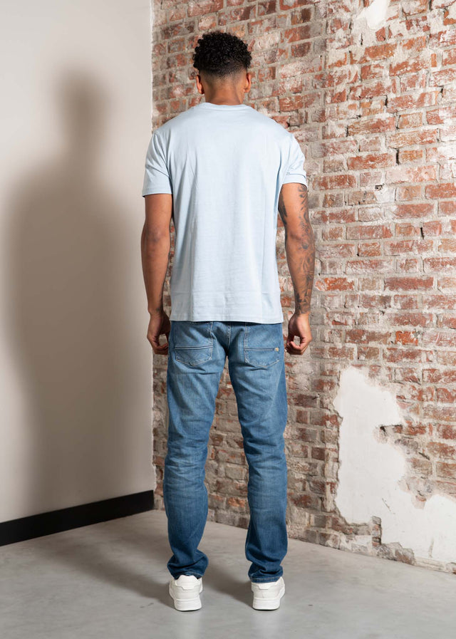 Armani Exchange T-shirts Regular fit t-shirt - sky blue