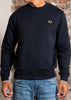 Fred Perry Truien Crew neck sweat-shirt - navy ecru honeycomb