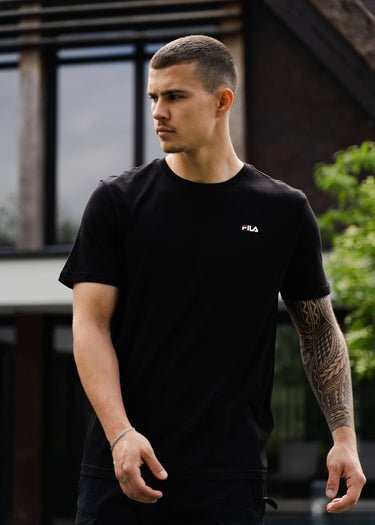 Fila T-shirts  Brod tee 2 pack - black bright white