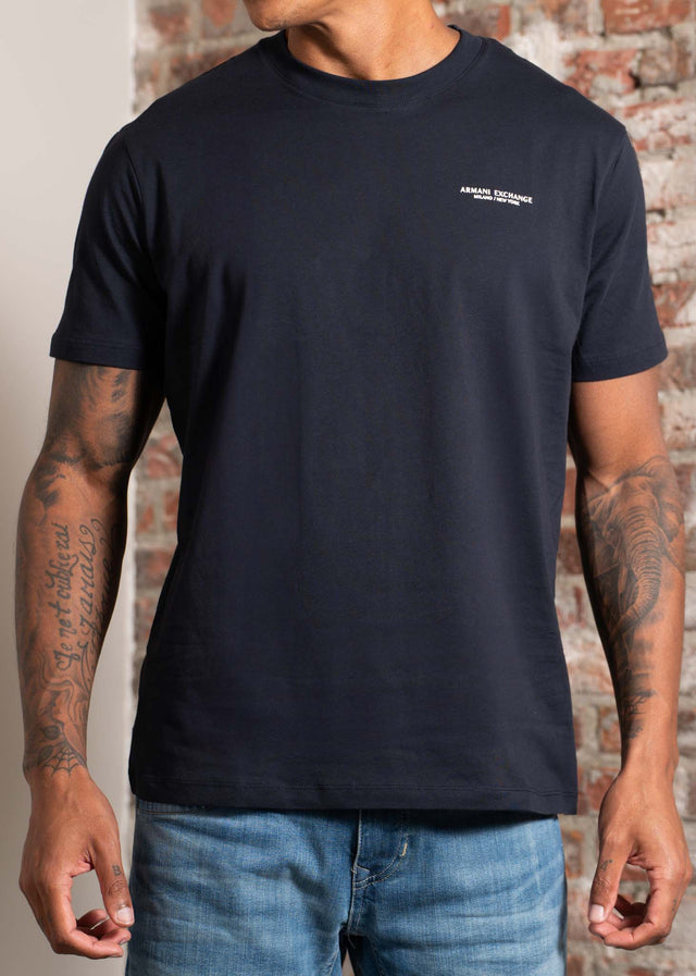 Armani Exchange T-shirts Regular fit t-shirt - navy