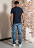 Weekend Offender T-shirts Shevchenko - navy mid house check