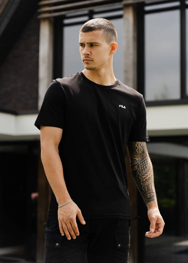 Fila T-shirts  Brod tee 2 pack - black bright white