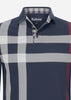 Barbour Polo's Blaine tailored ls polo shirt - dark navy
