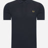 Fred Perry Polo's Plain fred perry shirt - navy honeycomb
