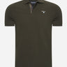 Barbour Polo's Tartan pique polo shirt - forest green
