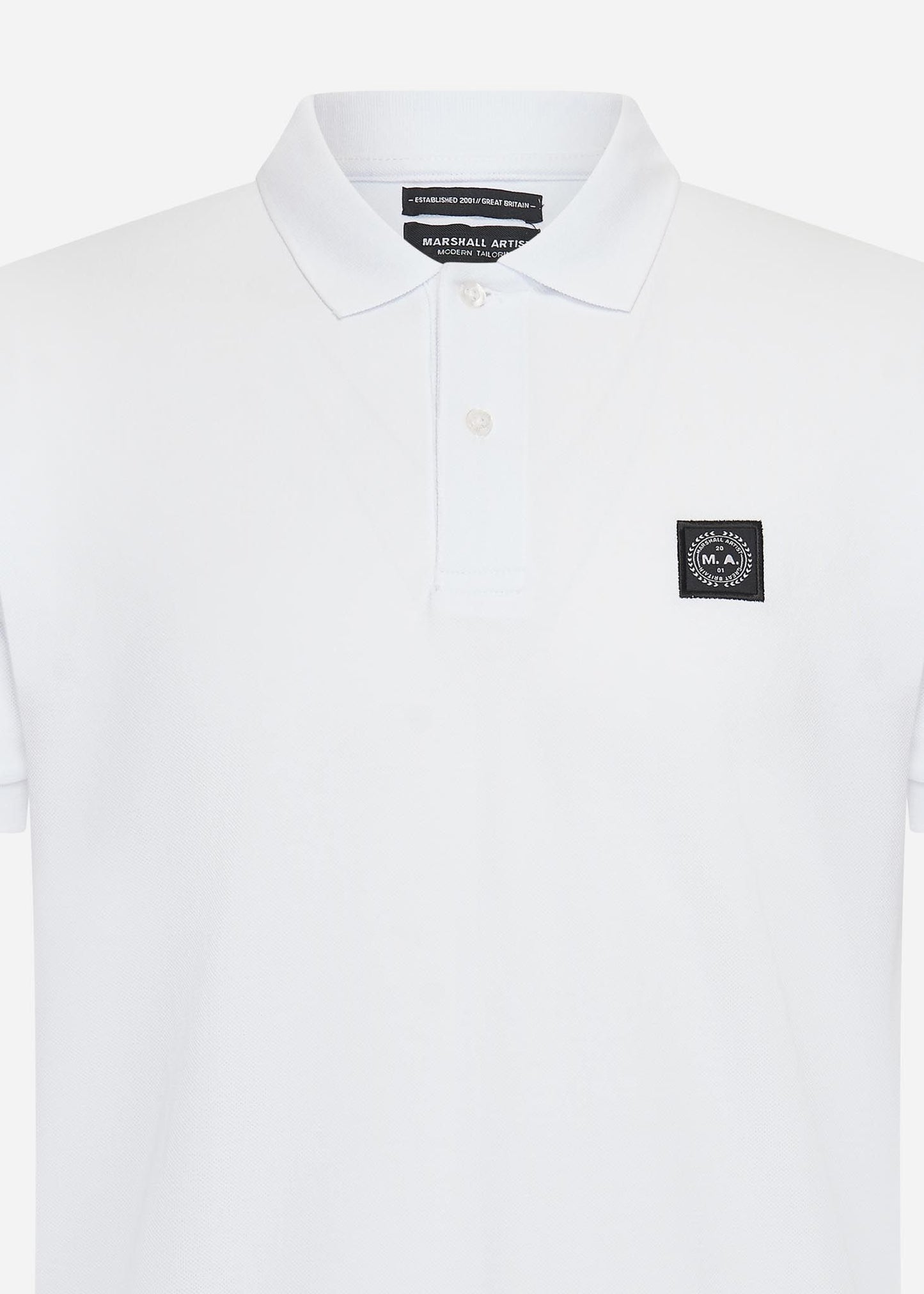 Marshall Artist Polo's Siren ss polo - white