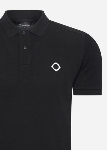 MA.Strum Polo's  SS pique polo - jet black