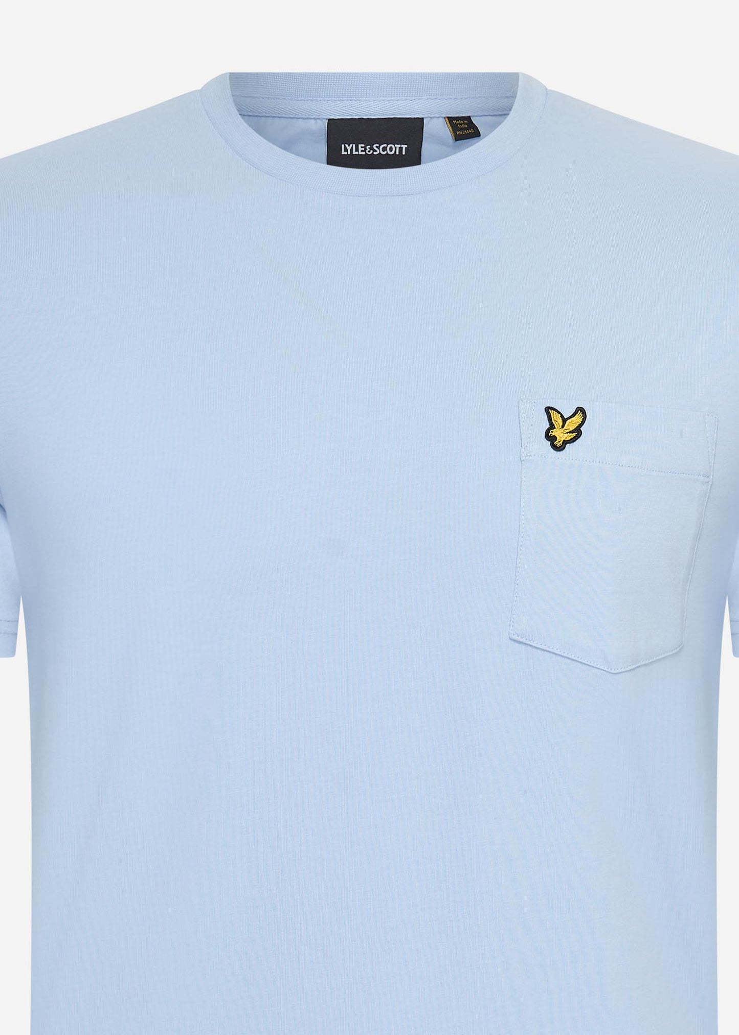Lyle & Scott T-shirts Pocket t-shirt - light blue