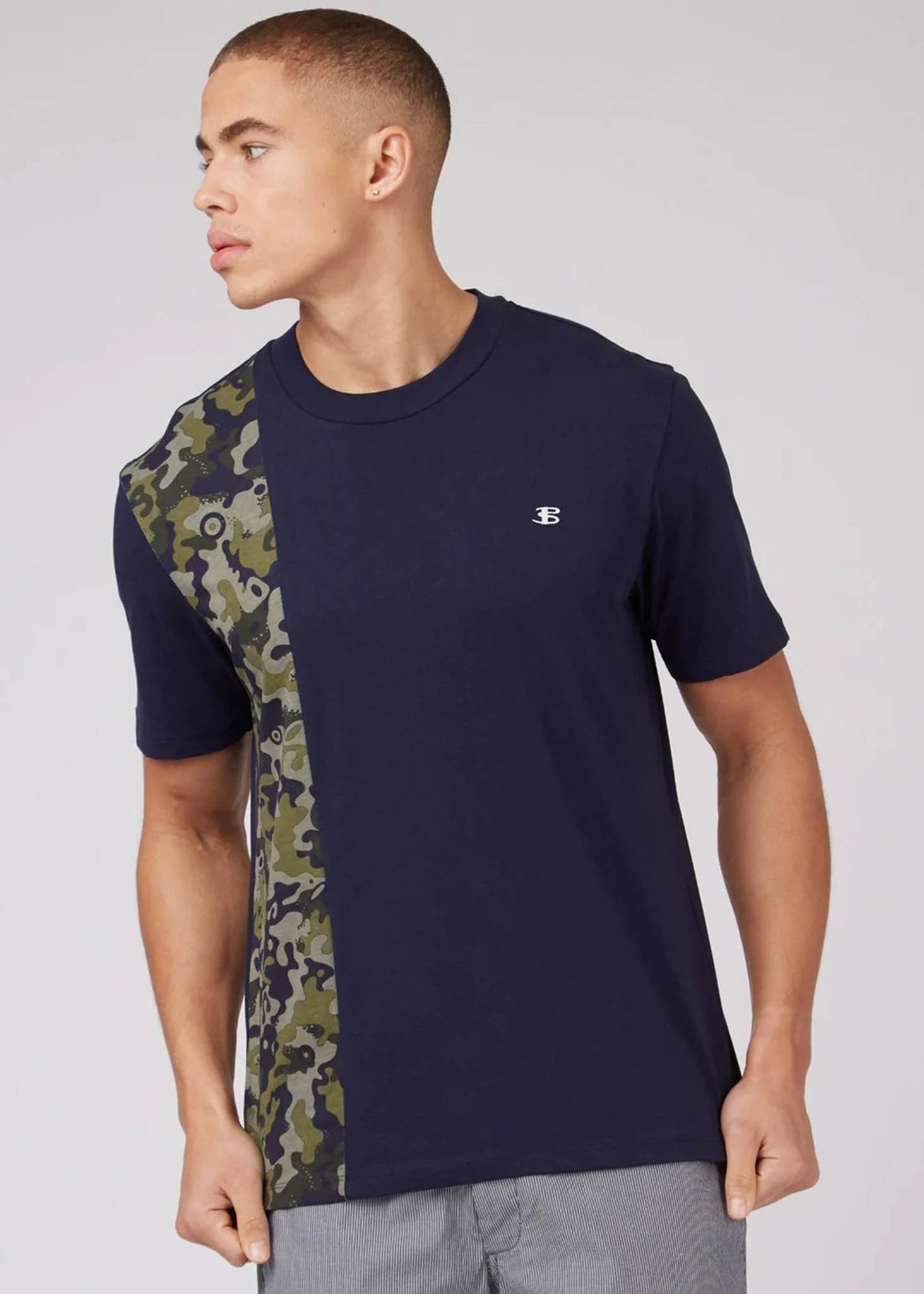 Ben Sherman T-shirts Camo print tee - marine