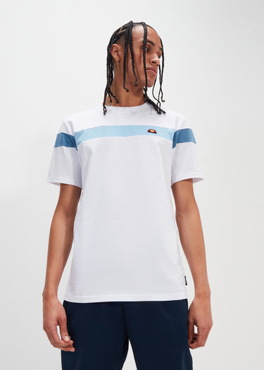 Ellesse T-shirts Caserio t-shirt - white light blue
