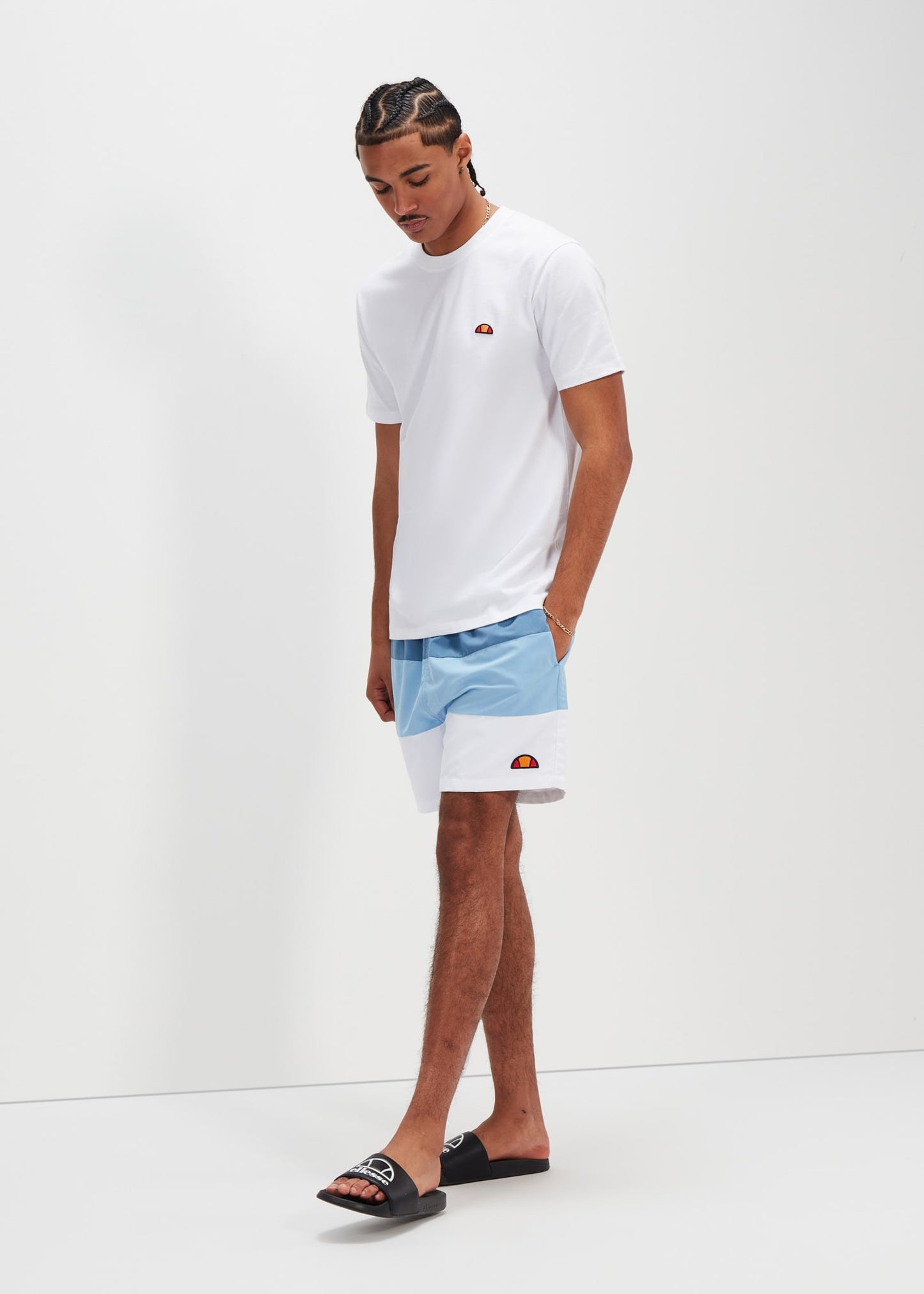 Ellesse Zwembroeken Cielo swim shorts - dark blue light blue white