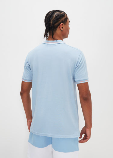 Ellesse Polo's Rooks polo - light blue light pink white
