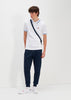 Ellesse Polo's Rooks polo - white light blue dark blue
