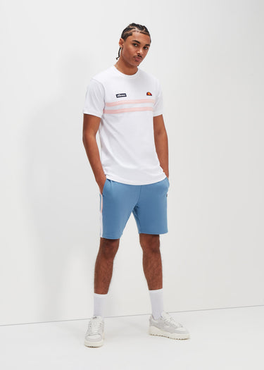 Ellesse T-shirts  Venire tee - white light pink