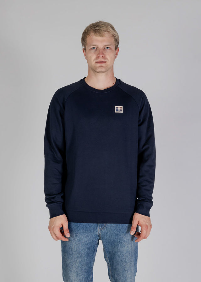 Aquascutum Sweaters Active patch crewneck - navy