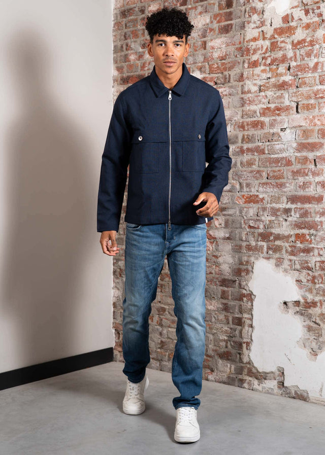 Farah Jassen Sonny overshirts - ink navy