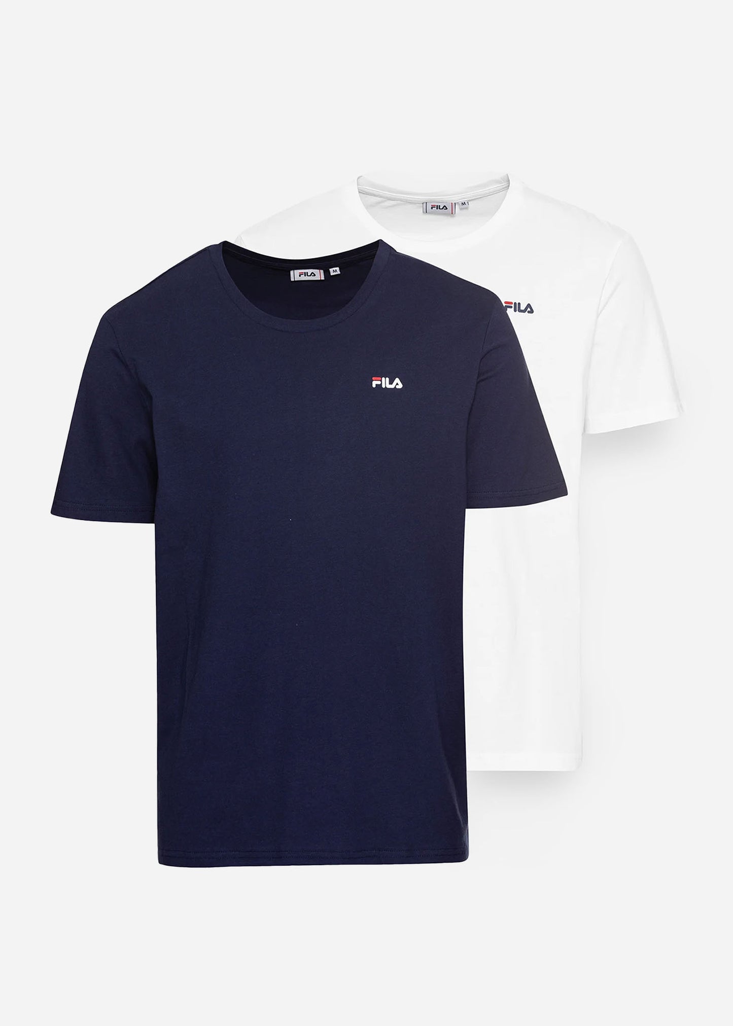 Fila T-shirts Brod tee 2 pack - bright white medieval blue