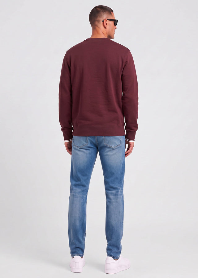 Fred Perry Truien Crew neck sweatshirt - oxblood ecru