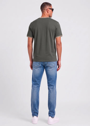 Fred Perry T-shirts Twin tipped t-shirt - field green oatmeal