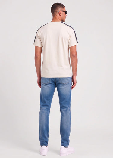 Fred Perry T-shirts Contrast tape ringer t-shirt - ecru