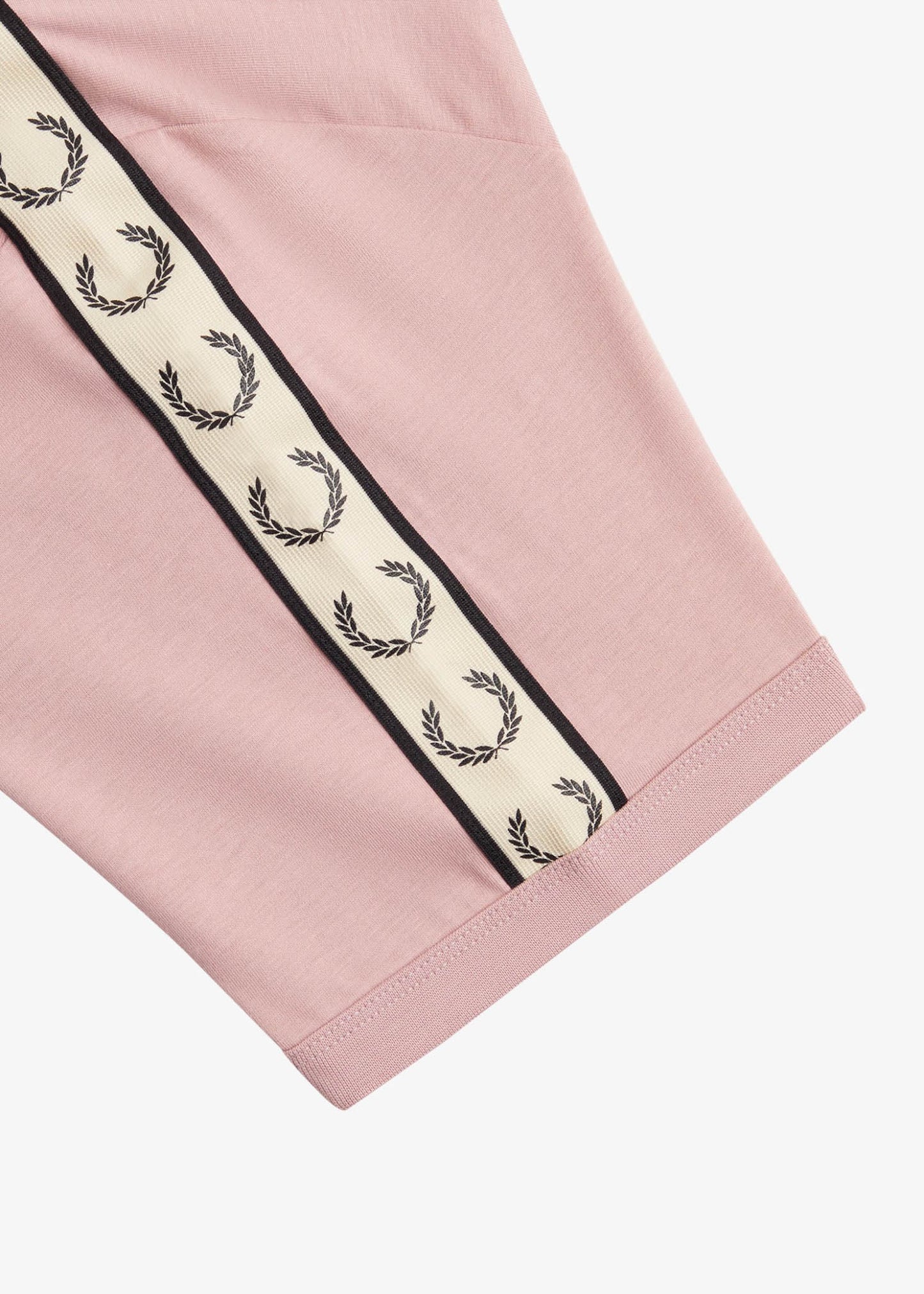 Fred Perry T-shirts Contrast tape ringer t-shirt - dusty rs pink black