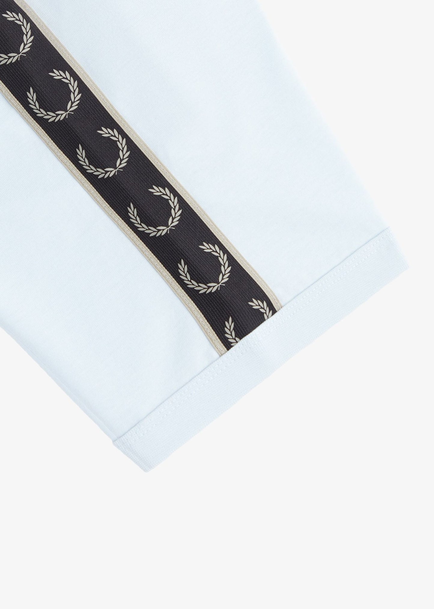 Fred Perry T-shirts Contrast tape ringer t-shirt - lightice wrmgrey