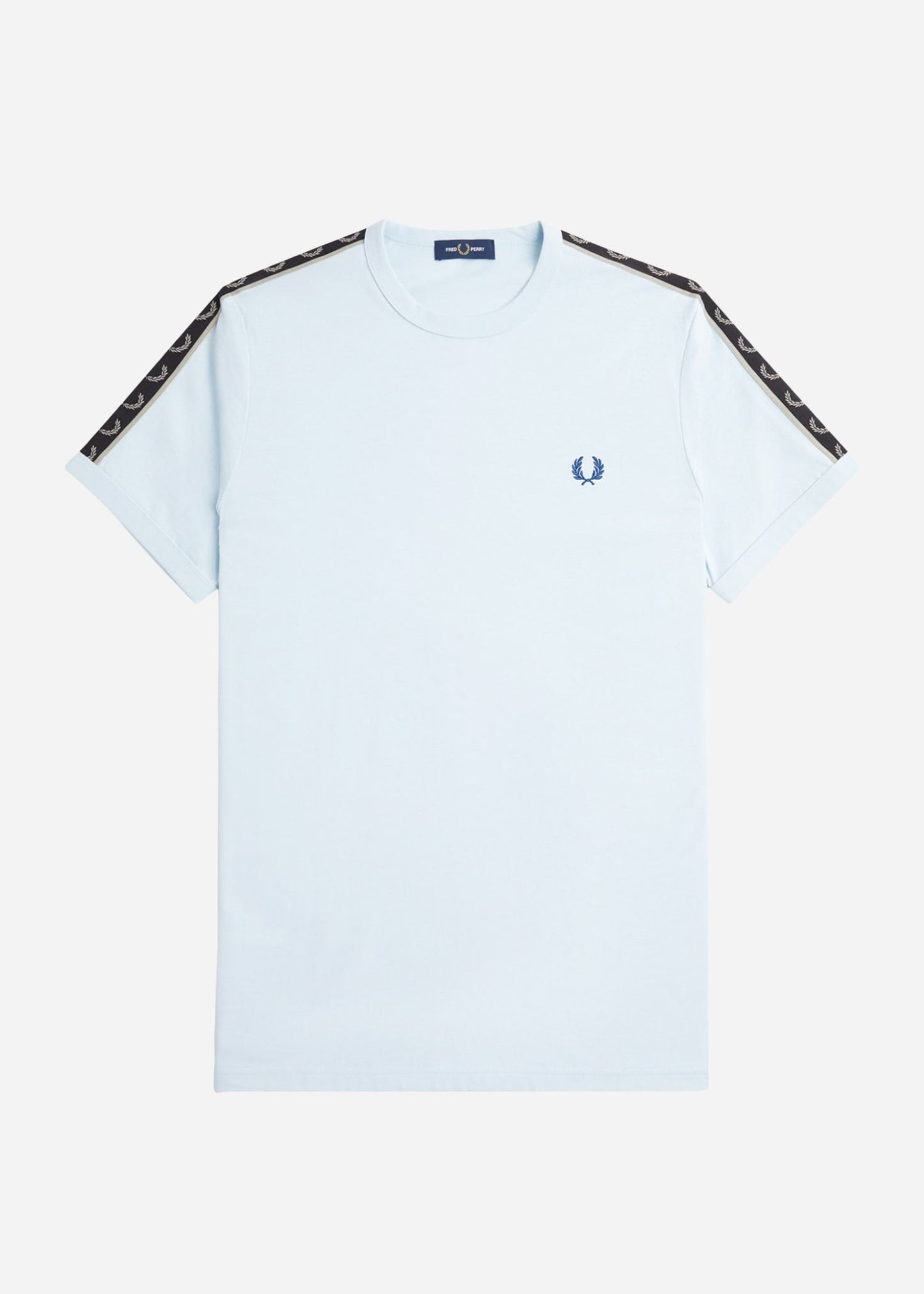 Fred Perry T-shirts Contrast tape ringer t-shirt - lightice wrmgrey