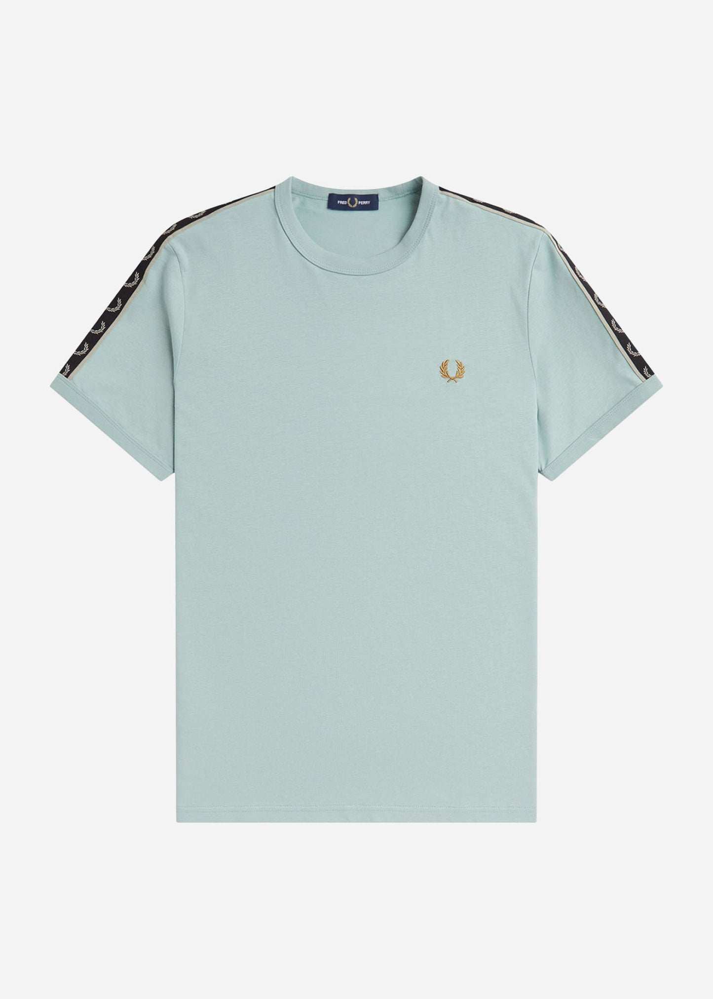 Fred Perry T-shirts Contrast tape ringer t-shirt - slvblu warmgrey