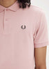 Fred Perry Polo's Plain fred perry shirt - dusty rs pink black