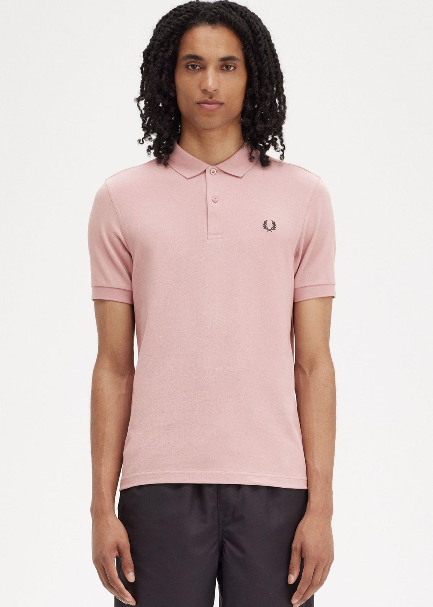 Fred Perry Polo's Plain fred perry shirt - dusty rs pink black