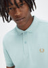 Fred Perry Polo's Plain fred perry shirt - slvrblue dkcaram