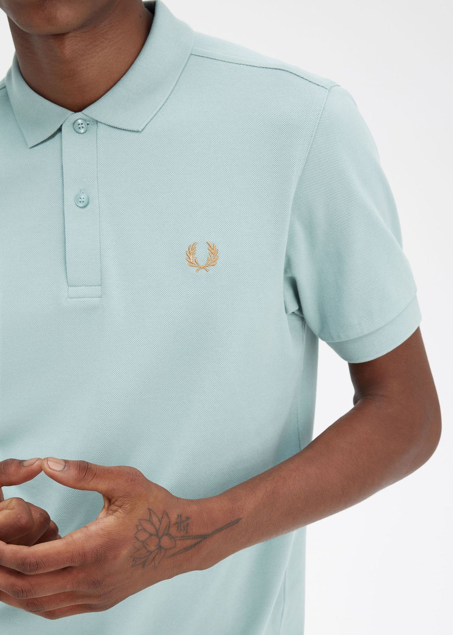 Fred Perry Polo's Plain fred perry shirt - slvrblue dkcaram