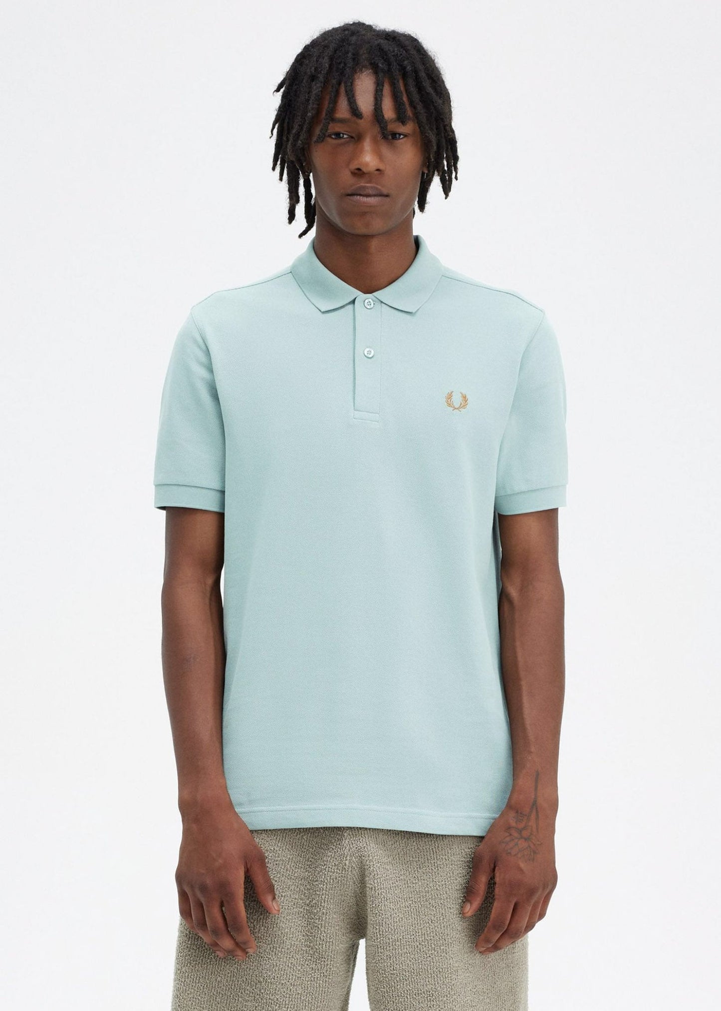 Fred Perry Polo's Plain fred perry shirt - slvrblue dkcaram