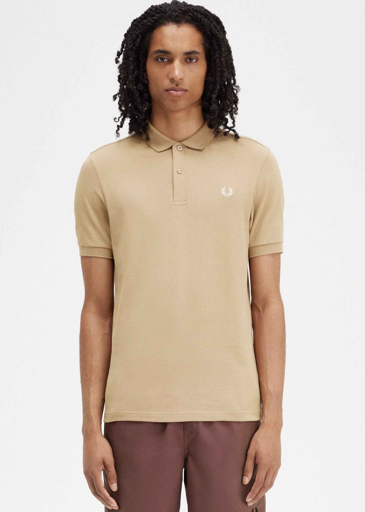 Fred Perry Polo's Plain fred perry shirt - warmstone oatml