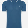 Fred Perry Polo's Twin tipped fred perry shirt - mdngtbl ecr lice