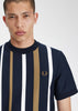 Fred Perry T-shirts Gradient stripe t-shirt - navy