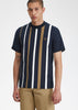 Fred Perry T-shirts Gradient stripe t-shirt - navy
