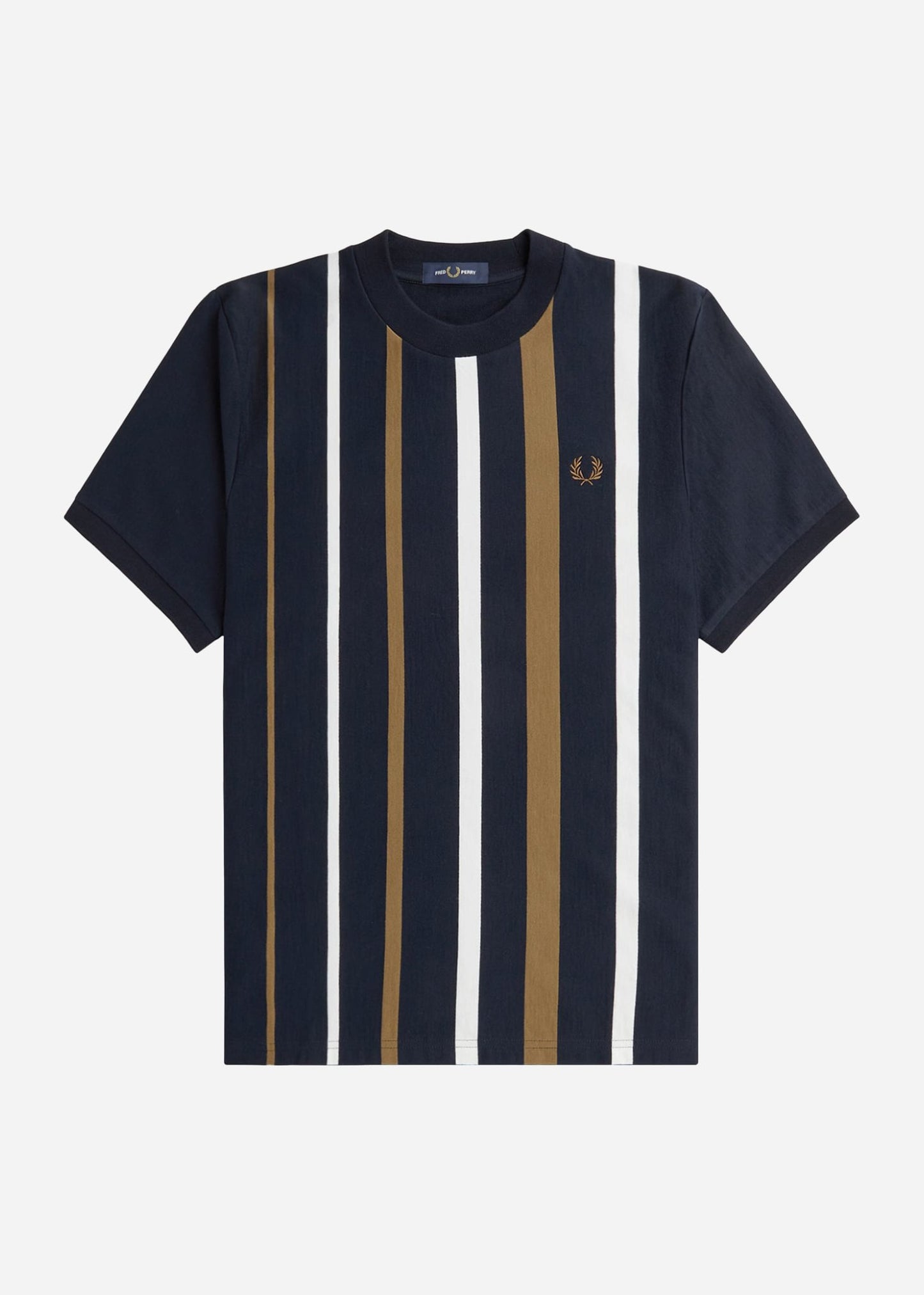 Fred Perry T-shirts Gradient stripe t-shirt - navy