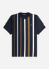 Fred Perry T-shirts Gradient stripe t-shirt - navy
