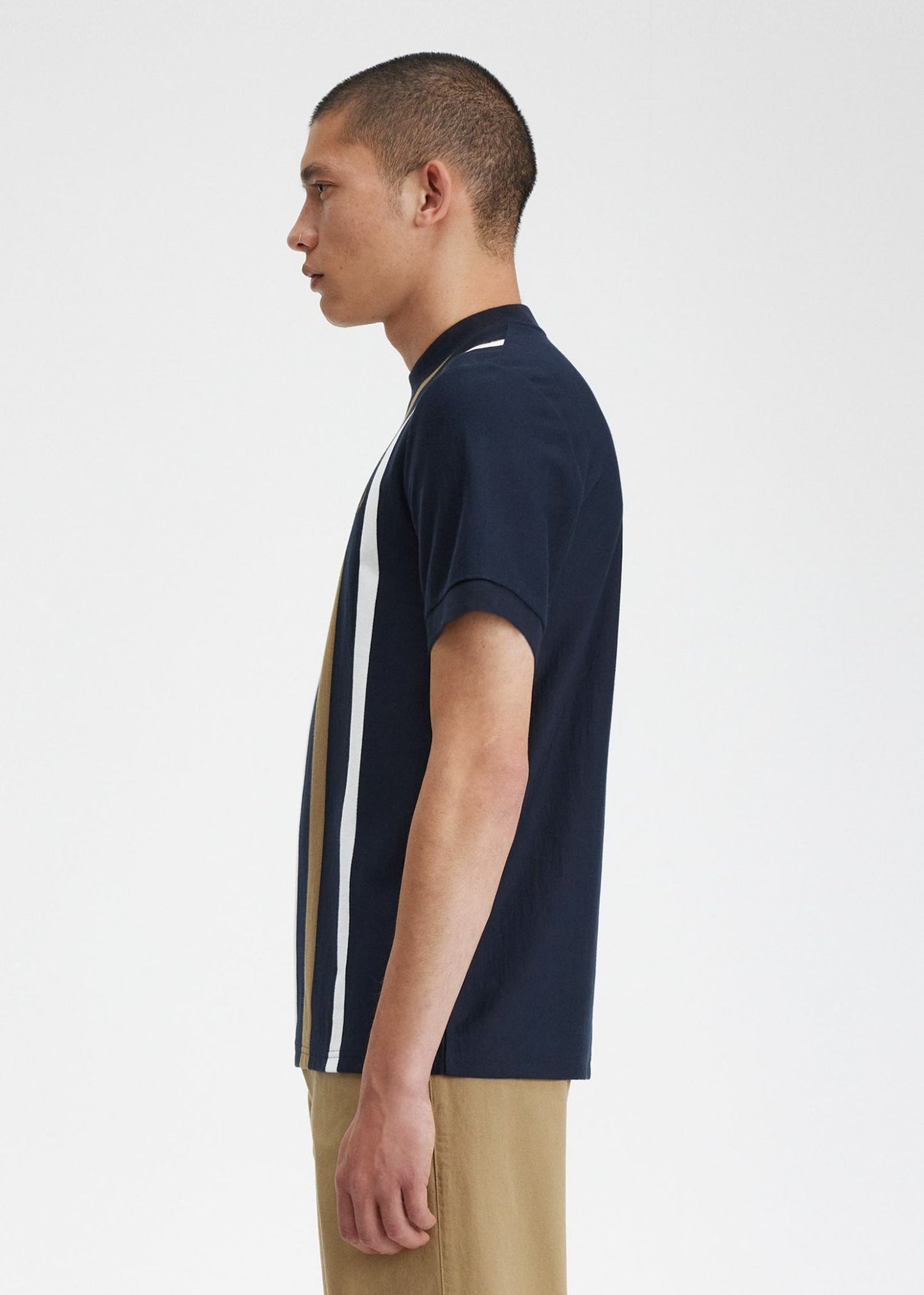 Fred Perry T-shirts Gradient stripe t-shirt - navy