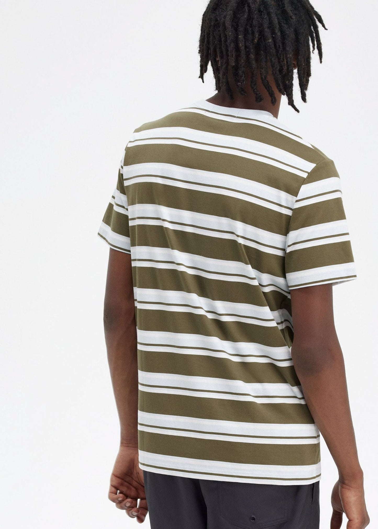 Fred Perry T-shirts Stripe t-shirt - ungre snwh lgice