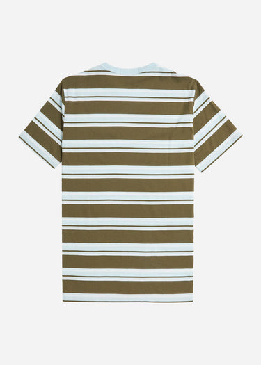 Fred Perry T-shirts Stripe t-shirt - ungre snwh lgice