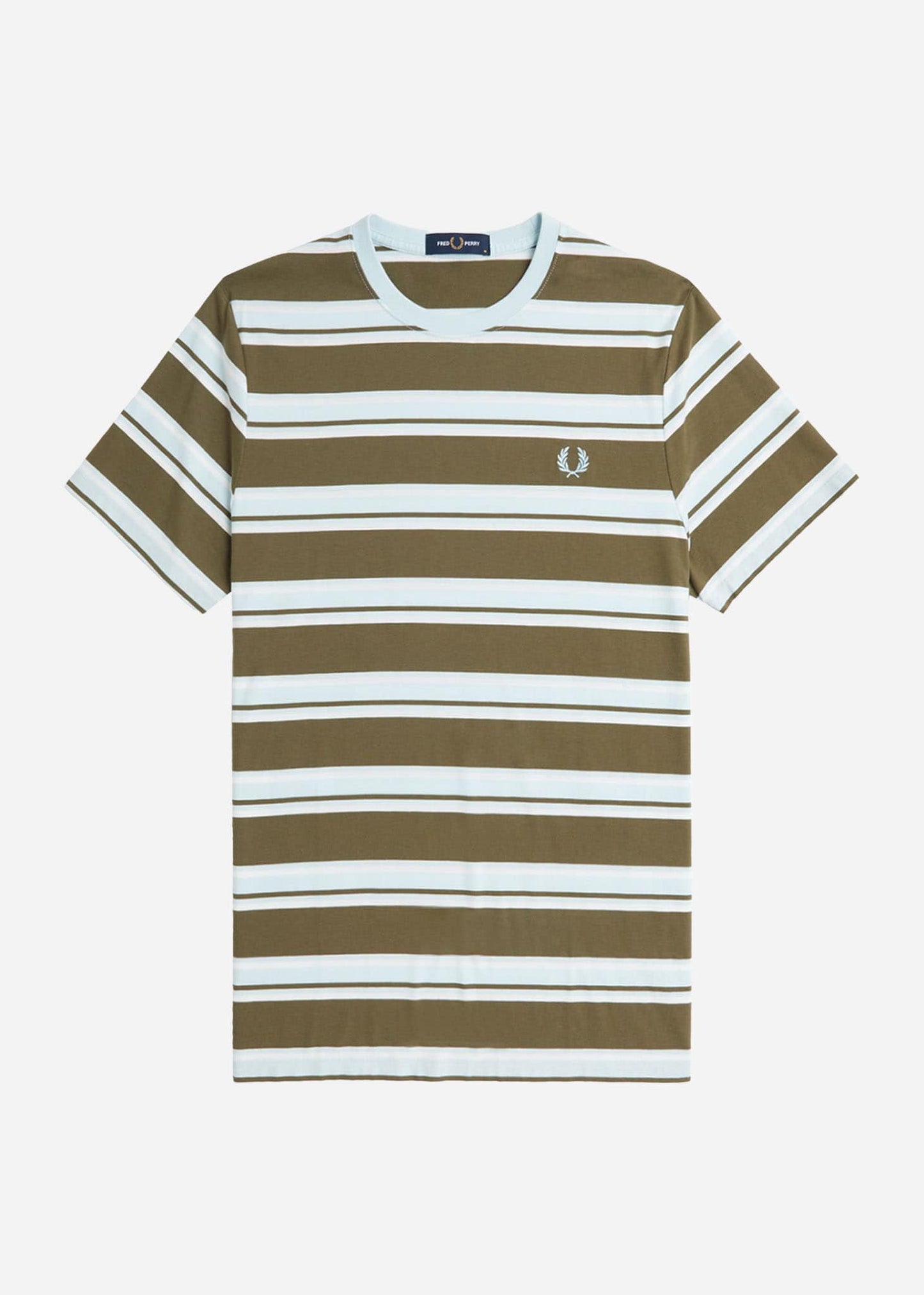 Fred Perry T-shirts Stripe t-shirt - ungre snwh lgice
