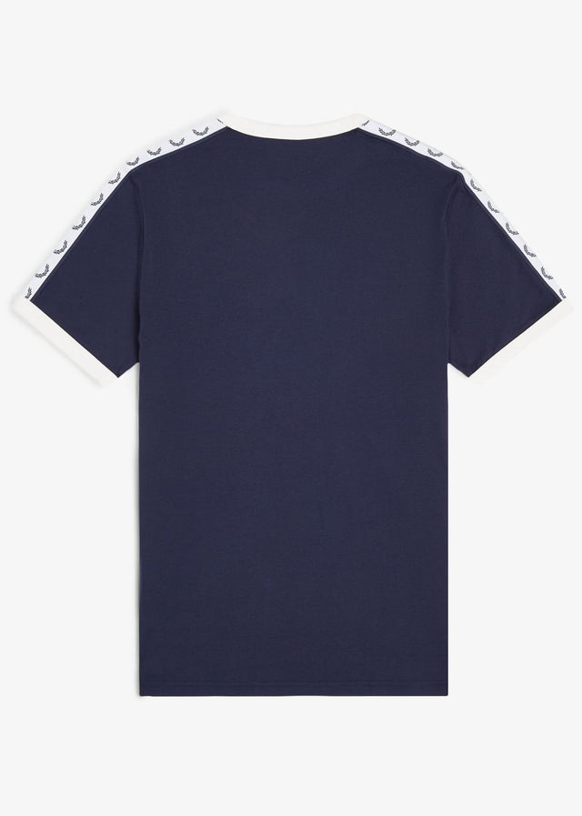 Fred Perry T-shirts Taped ringer t-shirt - carbon blue