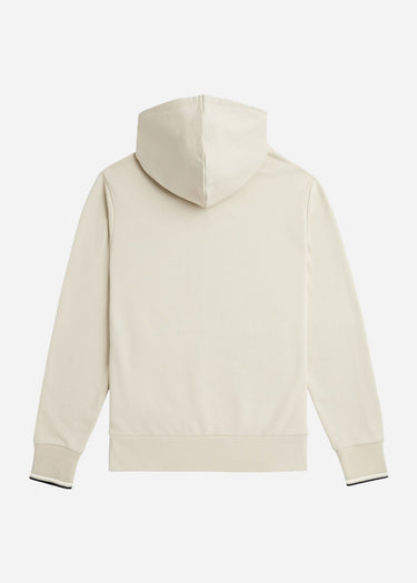 Fred Perry Hoodies Tipped hooded sweatshirt - oatmeal black