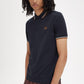 Fred Perry Polo's  Twin tipped fred perry shirt - navy ecru ntflak 