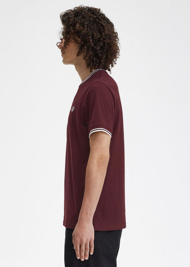 Fred Perry T-shirts Twin tipped t-shirt - oxblood